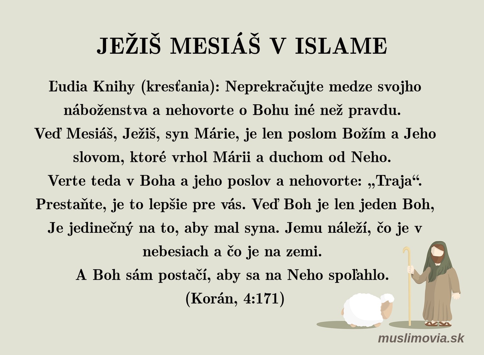 Mesiáš Ježiš v islame, Korán
