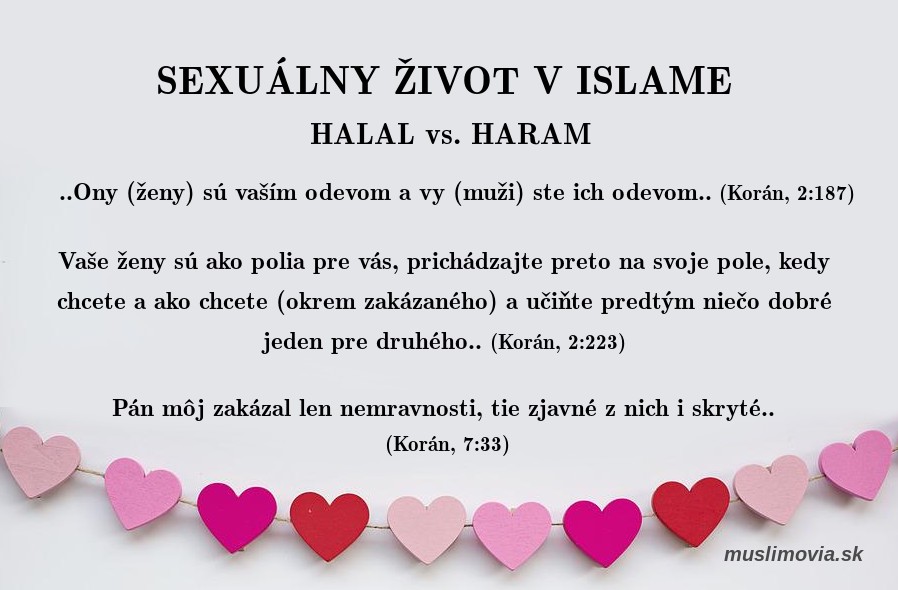 Sexuálny život, Korán, islam