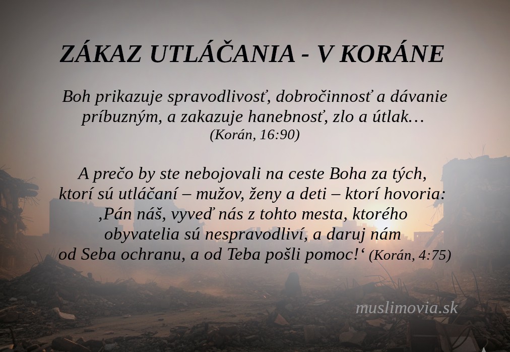 Zákaz utláčania v Koráne