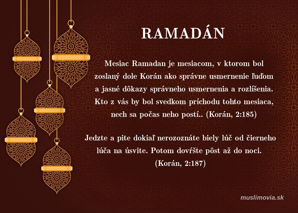 Ramadán, Korán 2:185 a 2:187