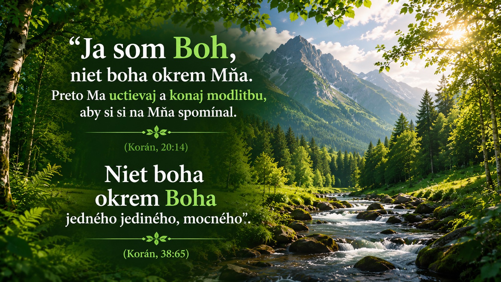 Korán 28:65 a Korán 20:14