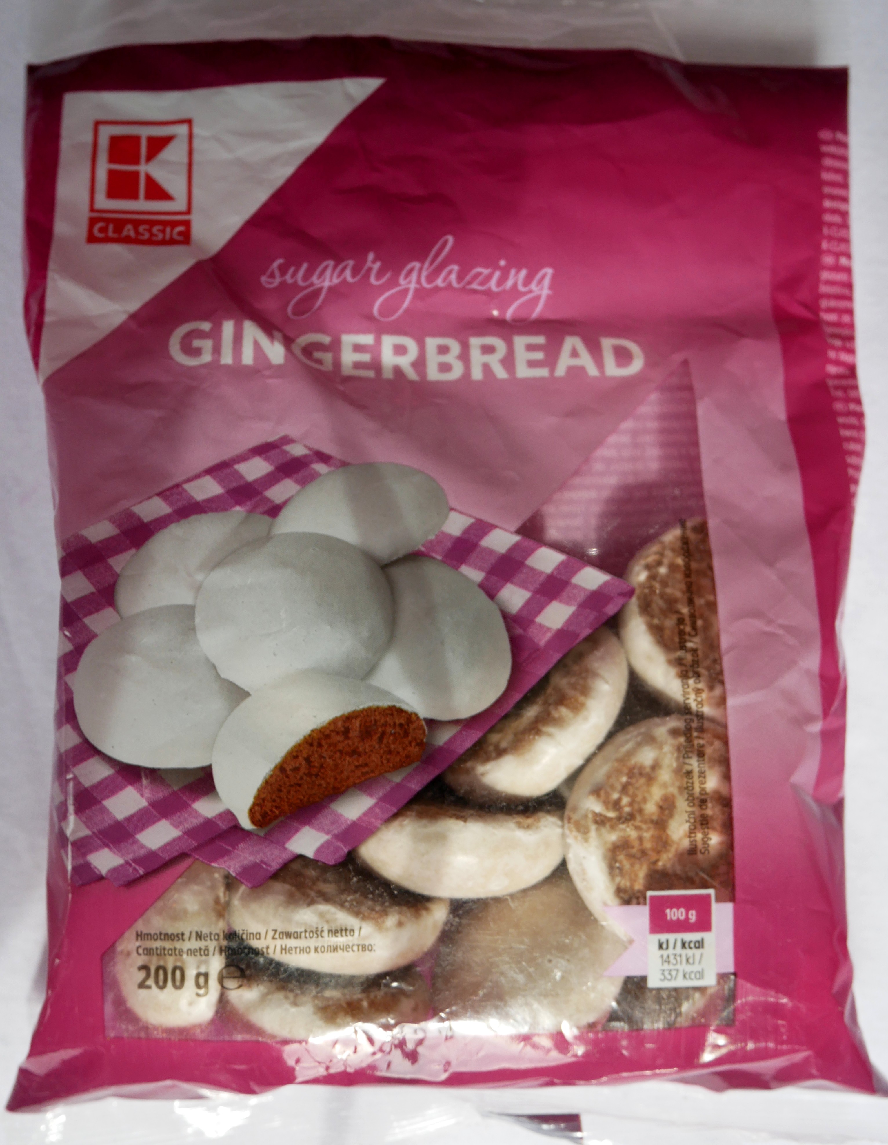 Gingerbread, bravčová želatína