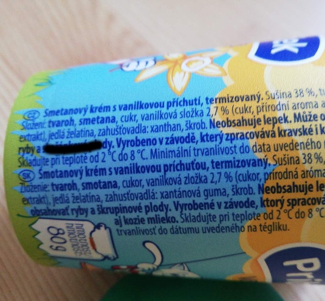 Jogurty, pudingy s bravčovou želatínou