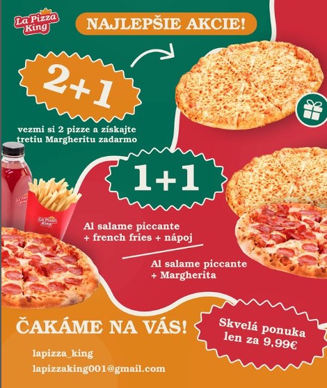 Pizzeria La Pizza King, halal